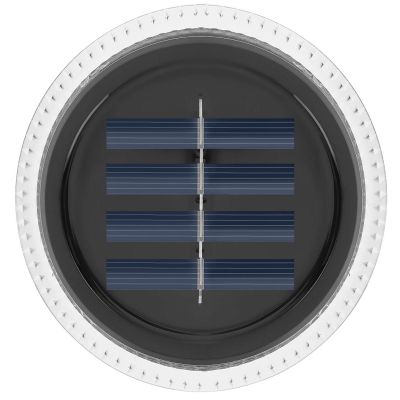 15. LAMPY SOLARNE DYSKOWE DO WBICIA W GRUNT LUB MONTAŻU NA ŚCIANIE 2SZT