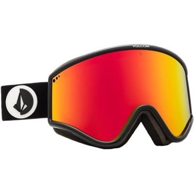 Gogle snowboardowe damskie/męskie Volcom Yae sportowe narciarskie ochrona UV czerwone (VG0722300)
