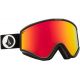 Gogle snowboardowe damskie/męskie Volcom Yae sportowe narciarskie ochrona UV czerwone (VG0722300)