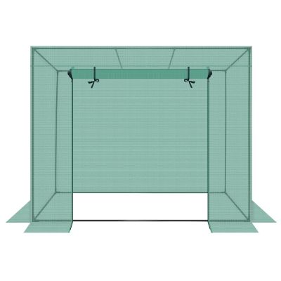 37. SZKLARNIA DO POMIDORÓW OGÓRKÓW 200x77x168-150CM PE ZIELONA