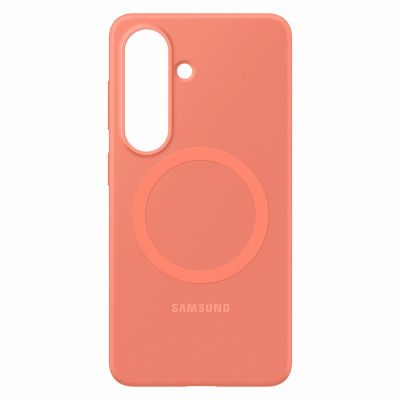 4. Etui Samsung Silicone Magnet Case na Samsung Galaxy S26 kompatybilne z MagSafe - czerwone