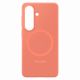 4. Etui Samsung Silicone Magnet Case na Samsung Galaxy S26 kompatybilne z MagSafe - czerwone