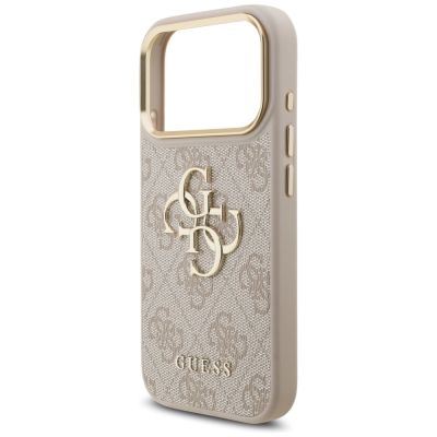 6. Etui Guess 4G Big 4G Classic Logo na iPhone 17 Pro - różowo-złote