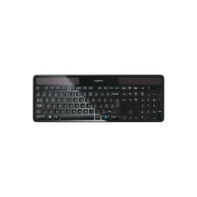 4. Klawiatura Logitech Wireless Solar Keyboard K750 Uniwersalne RF Wireless QWERTZ Niemiecki Czarny