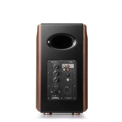 5. Edifier S2000 MKIII Głośniki podstawkowe Bluetooth (para) - czarny/brązowy