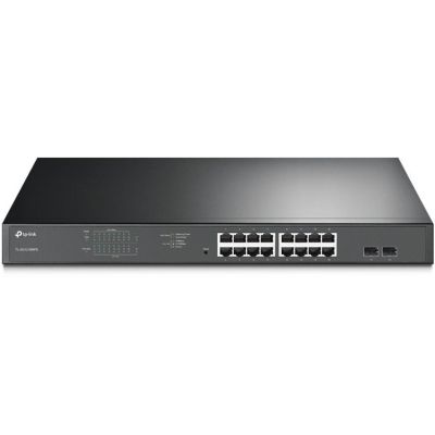 TP-Link TL-SG1218MPE Zarządzany L2 Gigabit Ethernet (10/100/1000) Obsługa PoE 1U Czarny
