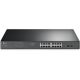 TP-Link TL-SG1218MPE Zarządzany L2 Gigabit Ethernet (10/100/1000) Obsługa PoE 1U Czarny