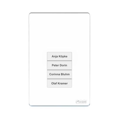 12. Terminal kontroli dostępu Auerswald TFS-Dialog 400 z czytnikiem linii papilarnych - biały