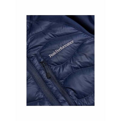 4. Kurtka puchowa Peak Performance W Helium Down Hybrid Jacket granatowy