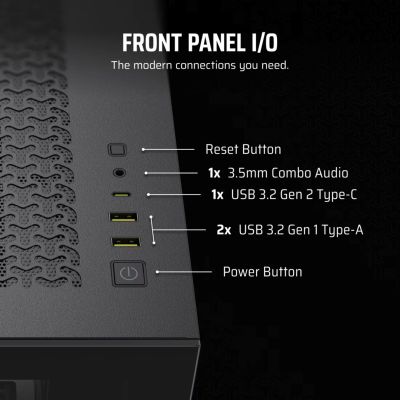 10. Obudowa Corsair 3500X RSR ARGB Tempered Glass Mid-Tower, Black