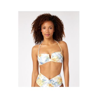 7. Biustonosz kąpielowy RIP CURL Always Summer Bandeau biały