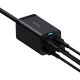 7. Baseus GaN3 Pro szybka uniwersalna ładowarka sieciowa GaN 2 x USB Typ C / 2x USB 100W PD3.0, QC4.0+, AFC czarny (CCGP000101)
