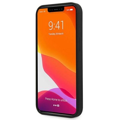 5. Etui Guess Silicone 4G Logo na iPhone 13 mini - czarne