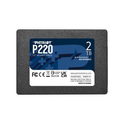 5. SSD PATRIOT P220 2TB SATA3 2,5" P220S2TB25