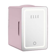 Mini lodówka z lusterkiem do makijażu LED ELLE Home ESDAFX08PUEU 8L fioletowa