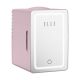 Mini lodówka z lusterkiem do makijażu LED ELLE Home ESDAFX08PUEU 8L fioletowa