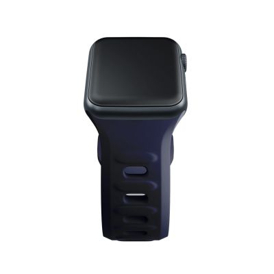 12. Pasek silikonowy 3mk Silicone Watch Strap do Apple Watch 42 / 44 / 45 / 49 mm - szary