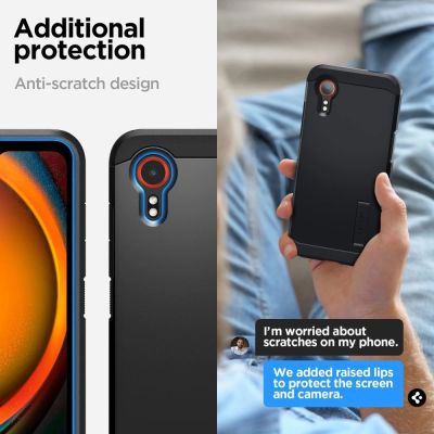 10. Etui Spigen Tough Armor na Samsung Galaxy Xcover 7 Pro - czarne