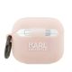 2. Etui Karl Lagerfeld Silicone Choupette Head 3D na AirPods 3 - różowe