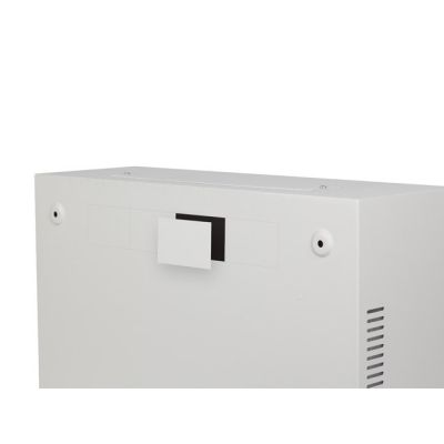 2. Szafa instalacyjna Lanberg rack wisząca 19" 4U+3U 540x200 niskoprofilowa szara (złożona)