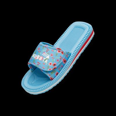 3. Kubota klapki rzep multicolor kwiatkowy niebieski K25SS-100-001-14-1