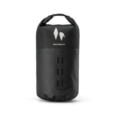 2. Torba na widelec Rockbros AS-156 7l wodoodporna sakwa - czarna