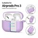 4. Etui Tech-Protect Silicone Hook na AirPods Pro - fioletowe