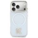 3. Etui Karl Lagerfeld IML K Head Logo MagSafe na iPhone 17 Pro - przezroczyste