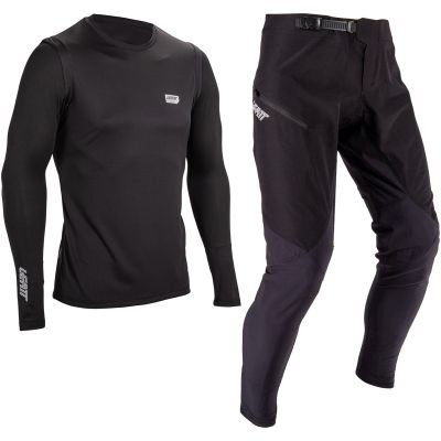 15. Wyprzedaż - Komplet rowerowy (koszulka+spodnie) LEATT Ride Kit MTB 1.0 (LE-502510488)