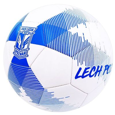 3. Piłka Herb Lech Poznań Bialo-Niebieska