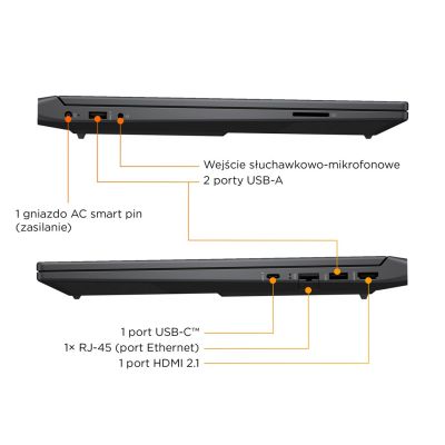 5. HP Victus 15-fa2246nw i5-13420H 15.6"FHD IPS 144Hz 300nits AG 16GB DDR4 SSD512 GeForce RTX 3050 6GB WiFi6+BT Cam720p 52,5Wh Win11 Mica Silver 2Y