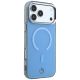 4. Etui Mercedes Double Layer Iconic Logo MagSafe na iPhone 18 Pro Max / 17 Pro Max - niebieskie