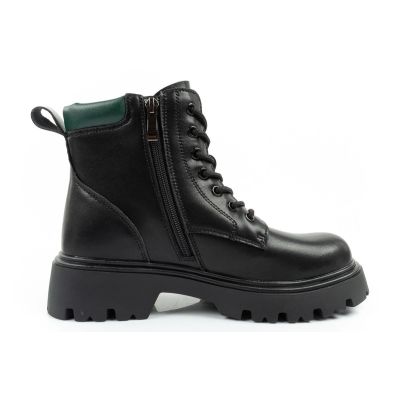 4. Lee Cooper buty botki trapery damskie sztyblety skórzane ocieplane sznurowane
