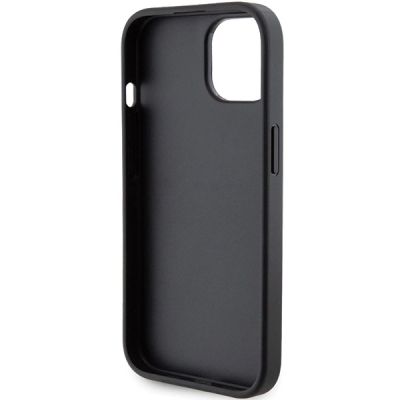 7. Etui Karl Lagerfeld Gripstand Saffiano Karl&Choupette Pins na iPhone 15 Plus / 14 Plus - czarne