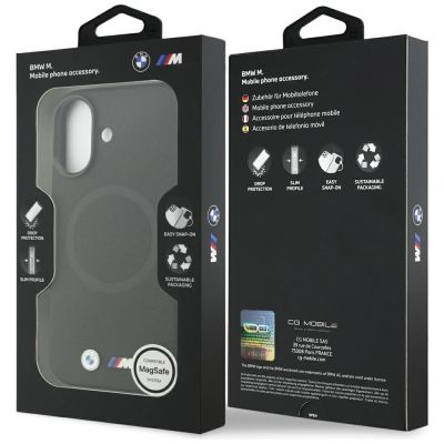 8. Etui BMW M FW Metal Logo MagSafe na iPhone 17 - czarne