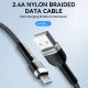 6. Kabel Wozinsky WNBAL1 USB-A / Lightning 2.4A 1 m - czarny