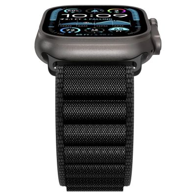 7. Pasek Pasek Spigen WBF1 na Apple Watch 44 / 45 / 46 / 49 mm - czarny