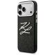 2. Etui Karl Lagerfeld IML Glitter KL Diamond Logo na iPhone 17 Pro Max - czarne
