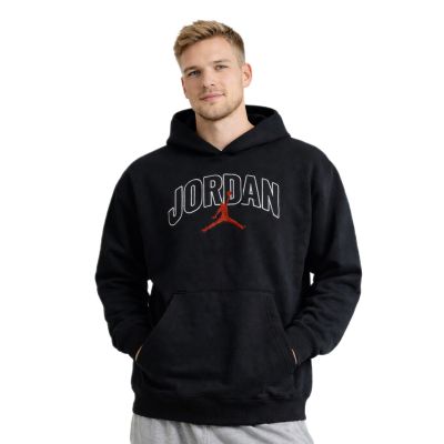 4. Bluza męska z kapturem Air Jordan Brooklyn Fleece Czarna - IB7241-010