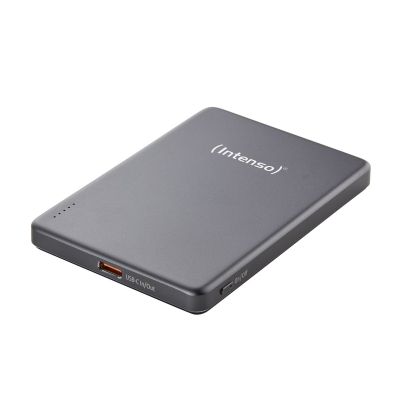 7. Intenso Magnetic Wireless Power Bank 5000 mAh Grey USB-C