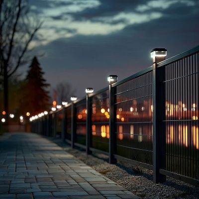 5. GREENBLUE LAMPA SOLARNA LED NA SŁUPEK. 100X100MM, DASZEK KOPERTOWY, 3200K GB128 WW