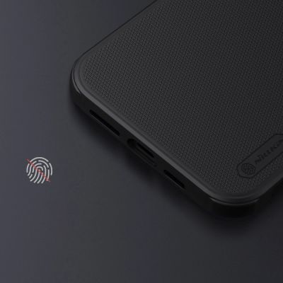 11. Nillkin Super Frosted Shield wzmocnione etui pokrowiec iPhone 13 Pro Max niebieski