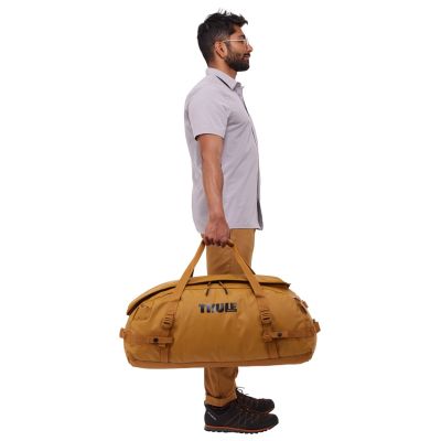 9. Thule Chasm TDSD303 Golden Brown sportowa torba 70 l Poliester Brązowy