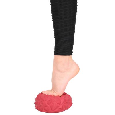 7. PÓŁKULA SENSORYCZNA DO MASAŻU DIAMENT BORDOWA ENERO FIT