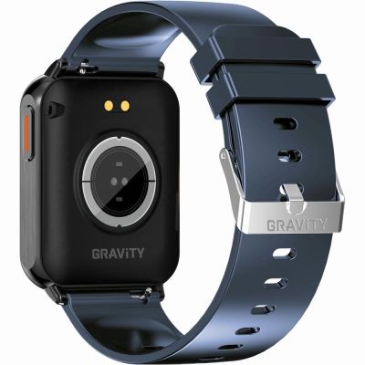 11. Smartwatch Gravity Granatowo Czarny 2 Paski GT17-9