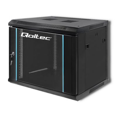 5. Szafa RACK 19" 9U 600 x 500 x 450 Czarna Wisząca
