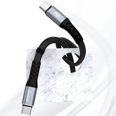 4. Kabel Dudao L10C USB-C - USB-C PD 100W 5A 0,23m - czarny