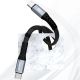 4. Kabel Dudao L10C USB-C - USB-C PD 100W 5A 0,23m - czarny
