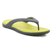 CROCS COAST FLIP SLATE GREY/CITRUS 212035-0GG