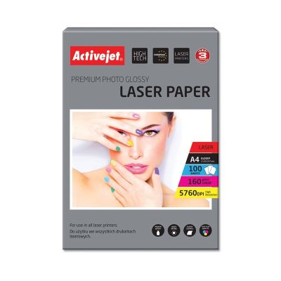 Activejet AP4-160G100L Papier fotograficzny błyszczący (A4; 100 szt.)
